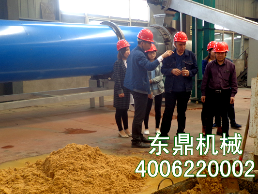 酒糟麩皮烘干機(jī)生產(chǎn)現(xiàn)場(chǎng)